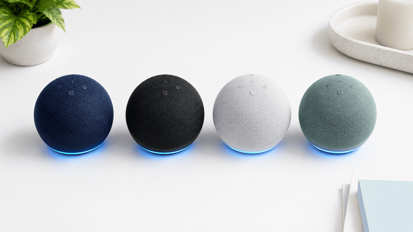 echo dot speaker multiple colors